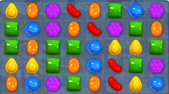 Level 1 of Candy Crush Saga